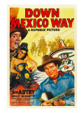 Down Mexico Way  Smiley Burnette  Fay Mckenzie  Gene Autry  1941