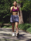 Woman Out on a Fitness Walk