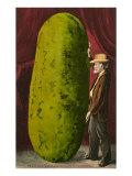 Man with Giant Watermelon