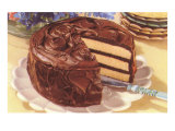 Cake with Chocolate Frosting