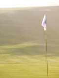 Flag on Green of Golf Course