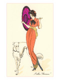 French Fashion  Borzoi