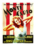 Monte Carlo  Jeanette Macdonald on Window Card  1930