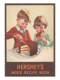 Hershey's Index Recipe Book  Children Eating Cake