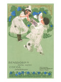 Bensdorp's Cocoa Advertisement with Young Harlequins