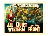 All Quiet on the Western Front  Poster Art  1930