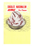 Chocolate Marshmallow Ripple Ice Cream