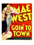 Goin' to Town  Mae West on Window Card  1935