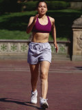 Woman Out on a Fitness Walk