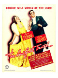 Awful Truth  Irene Dunne  Cary Grant on Window Card  1937