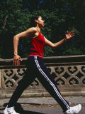 Woman Out on a Fitness Walk