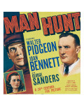 Man Hunt  Walter Pidgeon  Joan Bennett  1941