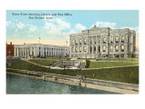 Library and Post Office  Des Moines  Iowa