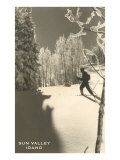 Sun Valley  Idaho  Cross Country Skier