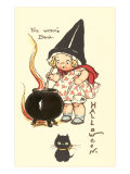 Child Witch with Cauldron