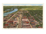 Aerial View of Augusta  Georgia