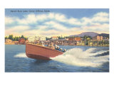 Speedboat  Lake Coeur d'Alene  Idaho
