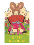 Bunny Playing Concertina