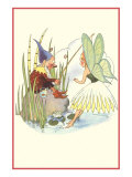 Fishing Elf with Fairy