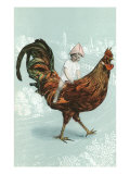 Boy Riding Giant Rooster