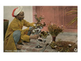 Malee  North African Gardener with Bouquets