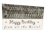 Happy Birthday  Cowgirl Chorus Line