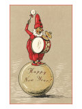 Happy New Year  Clown with Drum