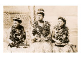 Girls with Ukuleles  Hawaii  Photo
