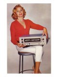 Blonde with Amp