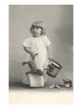 Small Girl with Toys