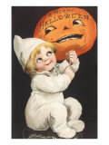 Child with Jack O'Lantern