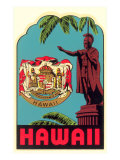 Kamehameha Statue  State Seal  Hawaii