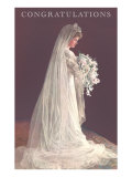 Congratulations  Bride in Gown