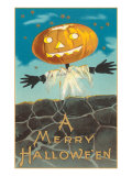 Merry Halloween  Jack O'Lantern by Wall