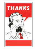 Thanks Businessman Talking on Phone