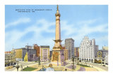 Monument Circle  Indianapolis  Indiana