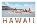 Hawaii  Outrigger at Diamond Head