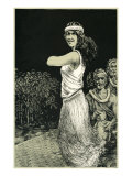 Maiden in Hula Skirt