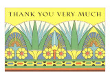 Thank You Very Much  Art Nouveau Frieze