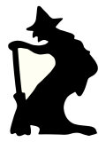 Halloween  Witch Silhouette