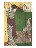 Japanese Illustration  Two Geishas