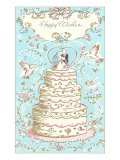 Happy Wishes  Wedding Cake