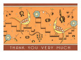 Thank You Very Much  Geometric Birds
