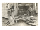 Boy with Miniature Toys