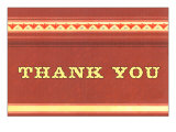 Thank You  Serape Motif