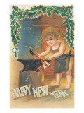 Boy Blacksmith  Happy New Year