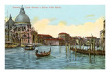 Grand Canal  Salute Church  Venice  Italy