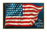 The Glorious Fourth of July  Flag