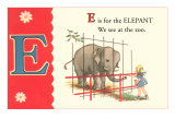 E is for Elephant