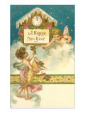 Cherubs with Clock